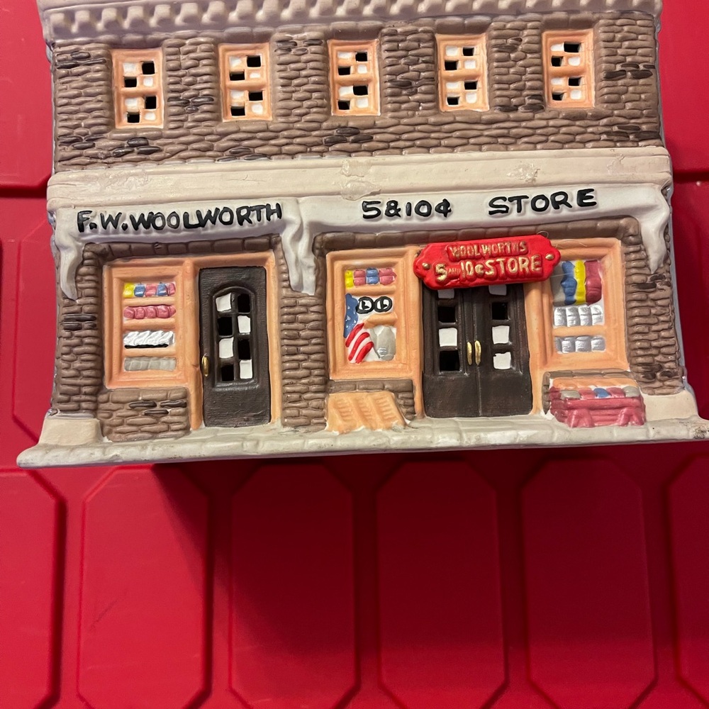 Woolworth Festive Village Store Decor